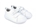 Garvalín zapatillas blanditas en Blanco para bebés - Imagen 1