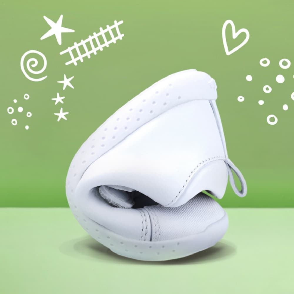 Garvalín zapatillas blanditas en Blanco para bebés - Imagen 3