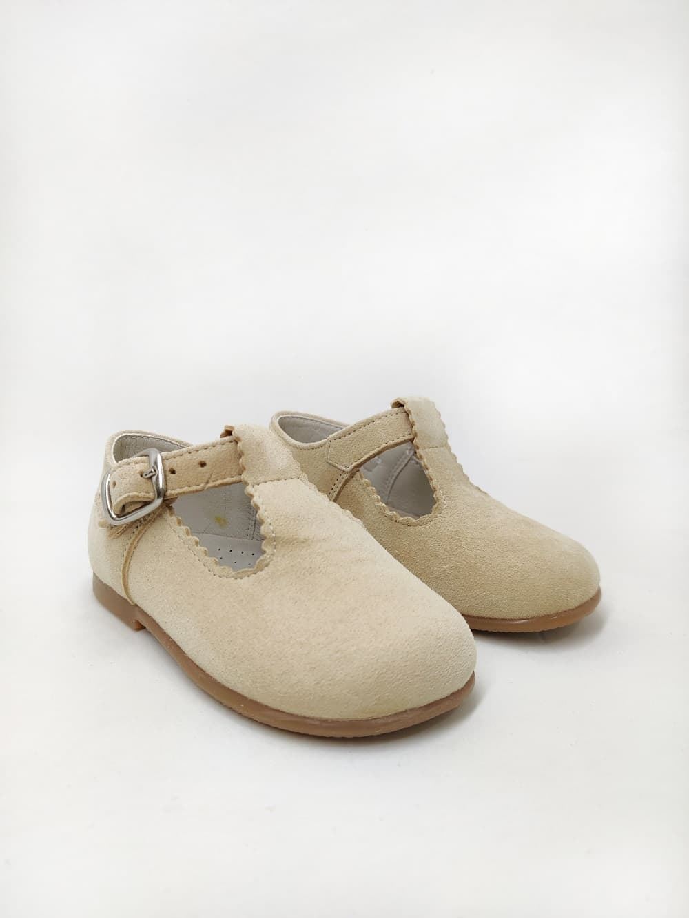 Pirufin (Piruflex) zapato Pepito para bebé Ante Camel - Imagen 1
