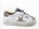 Sneakers Golden Star en piel Blanco Taupe con Velcro Yowas - Imagen 1