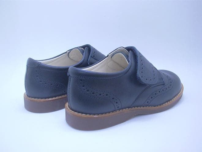 Zapato Unisex Niños Azul Marino velcro - Imagen 3
