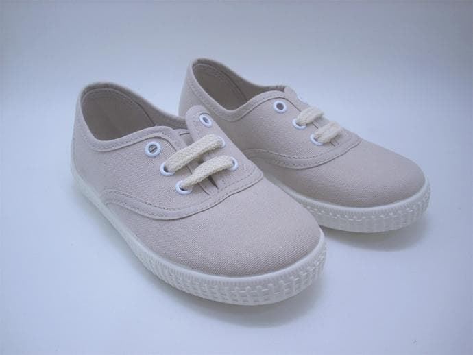 comprar zapatillas niños lona Arena cordón Batilas