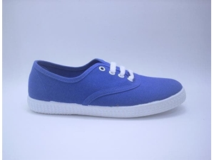 Batilas Zapatillas niños Lona Azulón cordón - Imagen 1