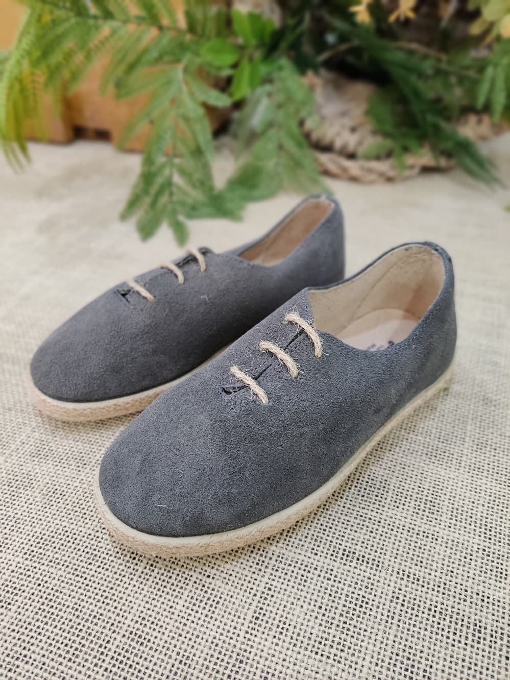 Batilas Zapato estilo Yute niños Serraje Gris - Imagen 5