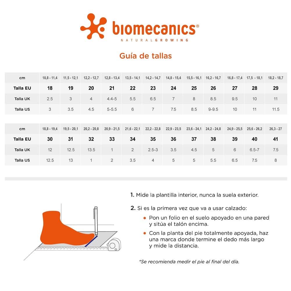 Zapatillas Deportivas Biomecanics De Piel De Bebé Niña En Blanco Con Velcro