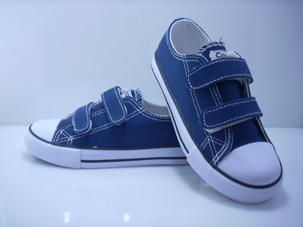 Zapatillas Lona NIño Azul Con Velcro Modelo Sport | islamiyyat.com
