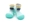 Attipas respectful baby footwear Peekaboo Mint - Image 1