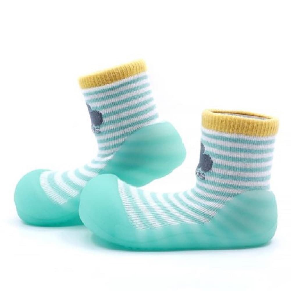 Attipas respectful baby footwear Peekaboo Mint - Image 2
