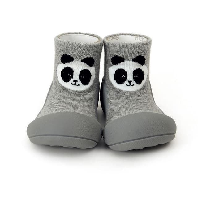 Attipas Respectful Baby Shoes Panda Gray - Image 3