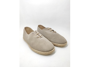 Batilas Beige Suede Children's Jute Style Shoe - Image 1