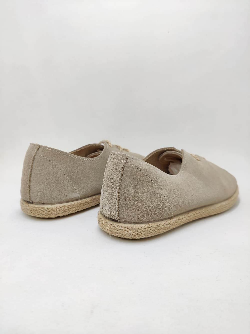 Batilas Beige Suede Children's Jute Style Shoe - Image 4