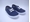 Batilas Children's sneakers Navy Blue Canvas with laces - Image 2