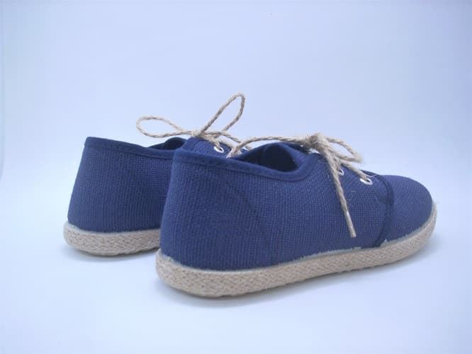 Batilas Jute Communion Boy Navy Linen - Image 4