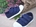 Batilas Navy Blue Canvas Shoes with Toe Cap and Velcro - Image 2