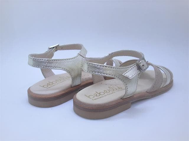 Beberlis Gold-Taupe girl sandal - Image 4