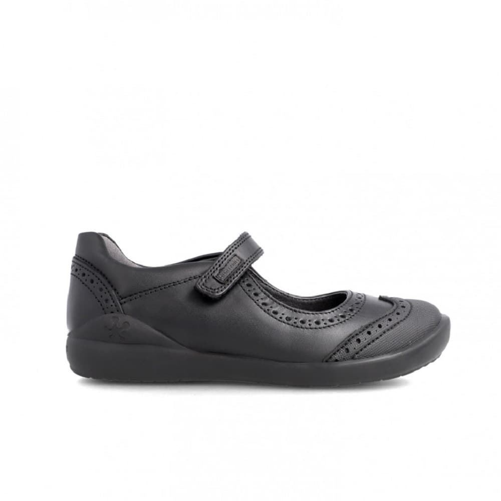 Biomecanics Black Girl's School Shoe with Toe - Image 2