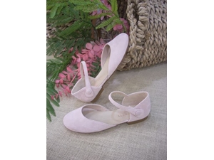 Confetti Ballerina girl Pink Suede - Image 2