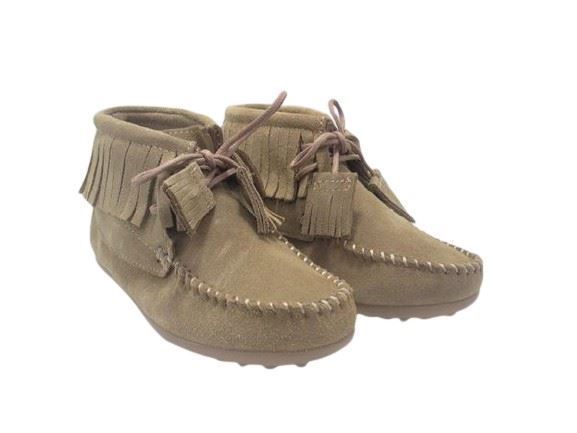 Confetti Camel Fringed Ankle Boot - Image 3