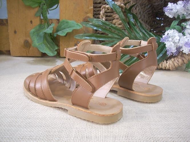 Confetti Roman sandal for girl Leather - Image 2