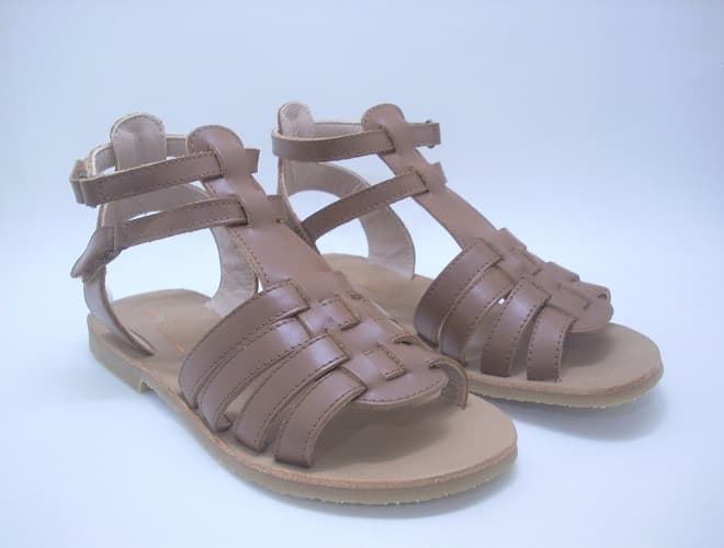 Confetti Roman sandal for girl Leather - Image 4