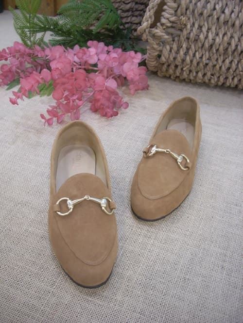 Confetti Suede Leather Moccasin with stirrup - Image 1