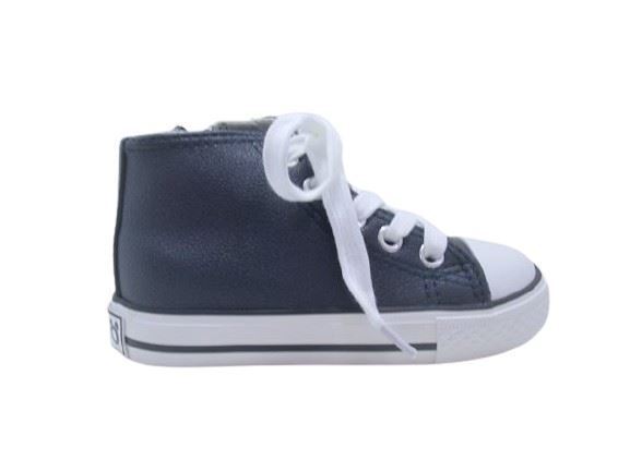 Conguitos Baby High Sneakers Navy Blue - Image 1