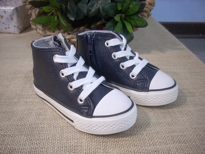 Conguitos Baby High Sneakers Navy Blue - Image 3