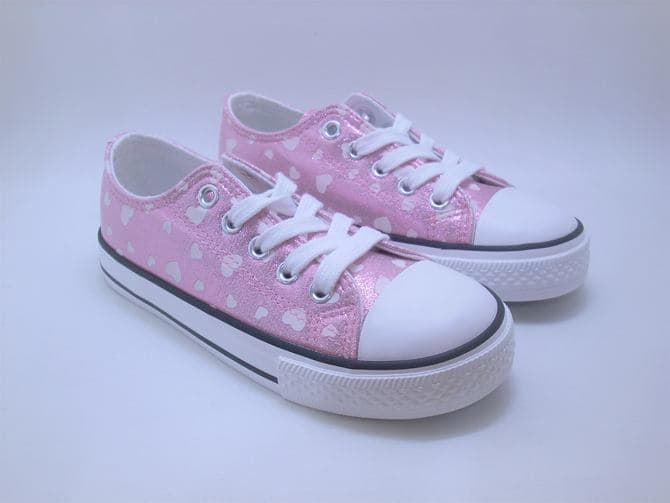 Conguitos Girl's Glow in the Dark Pink Sneakers - Image 3