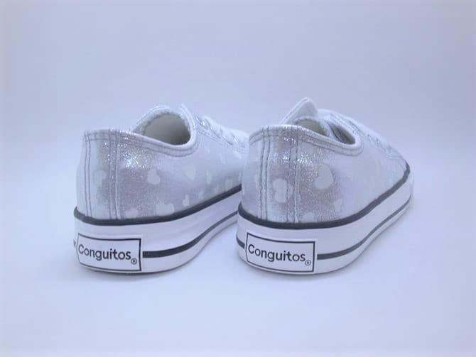 Conguitos Glow in the Dark Girl's Shoes Silver - Image 3