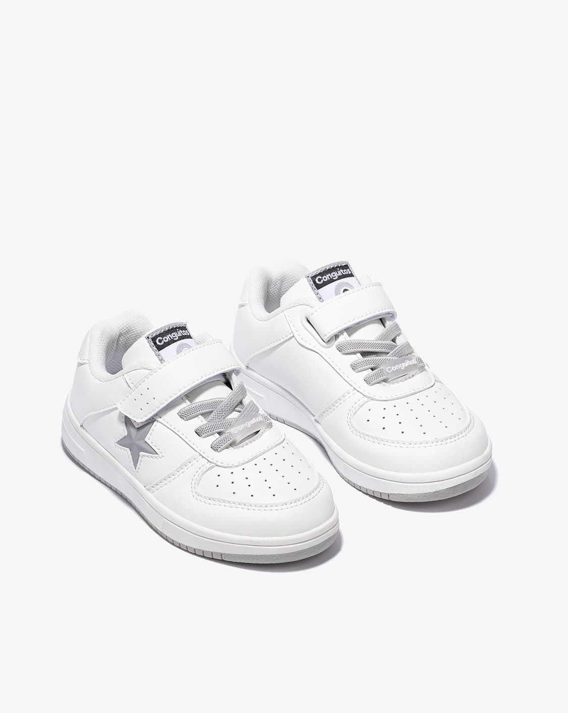 Conguitos Sneakers with Lights Unisex White Star - Image 4