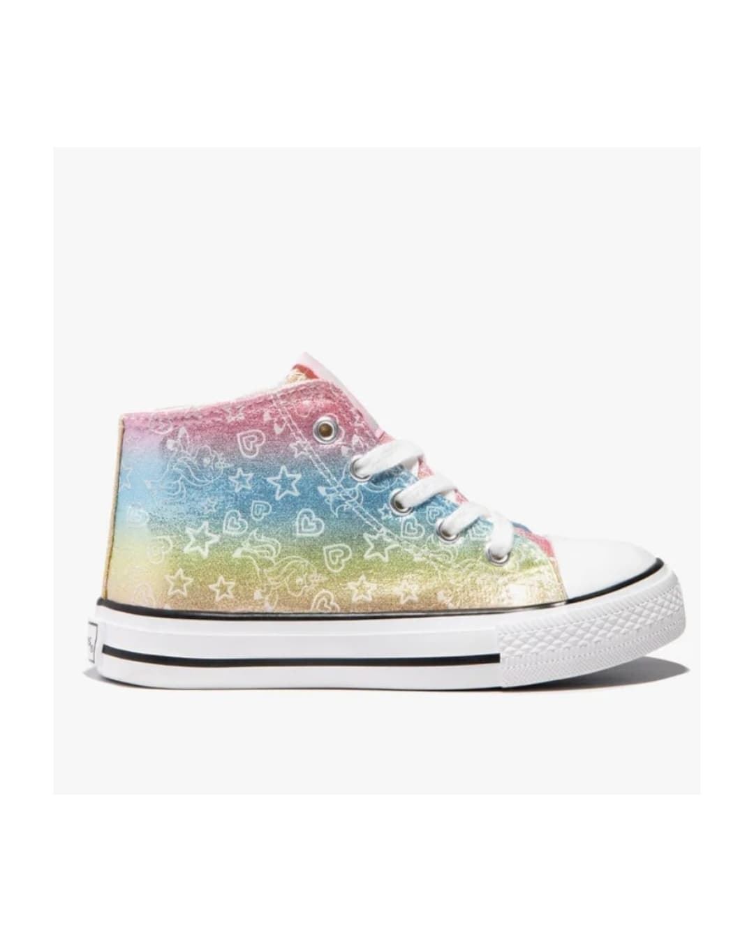 Conguitos Unicorn High Top Sneakers Glow in the Dark - Image 1