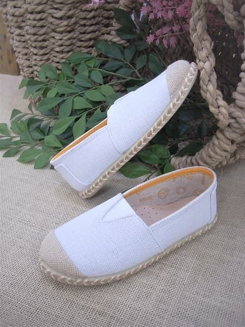 DiverKids White Linen Camping Espadrille - Image 2