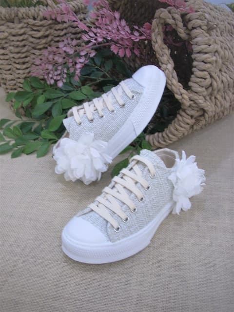 Eli Girls' Arena Canvas Shoes Flowers - Image 3