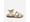 Eli Laminated Cowhide Leather Sandals Champagne Papanatas - Image 1