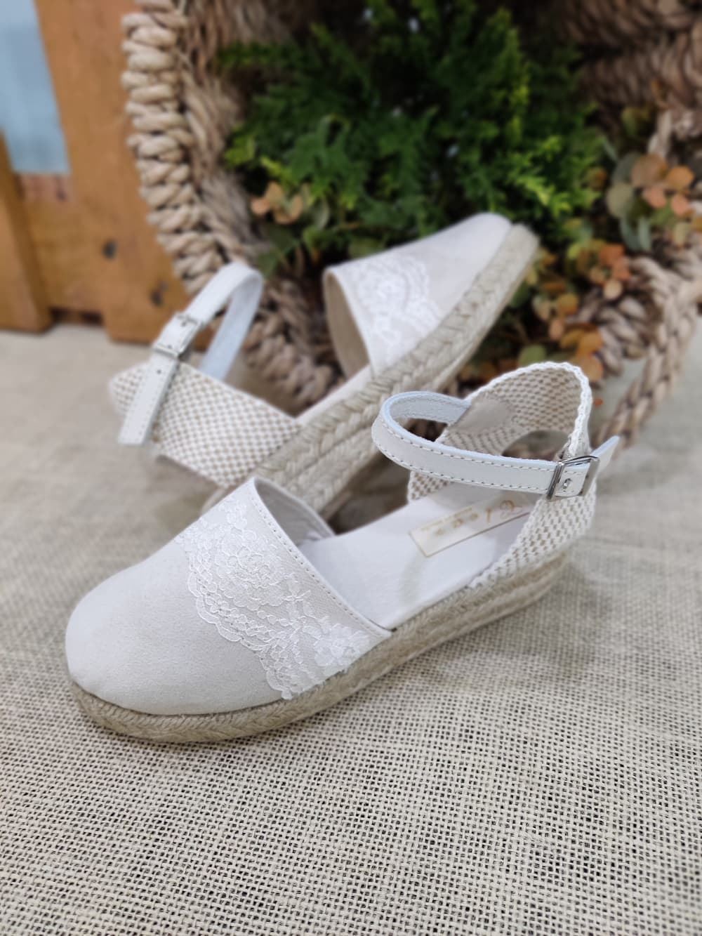 Espadrilles with wedge for girls in Plush Ice - Image 6