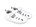 Garvalín Soft White Sandals for Babies - Image 1
