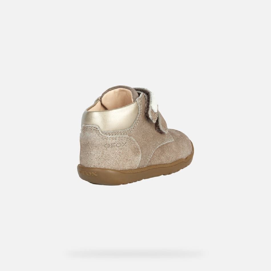 Geox Macchia Taupe Trainer for Baby - Image 3