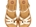 Gioseppo Imbler Gold Metallic Leather Sandals for Kids - Image 2
