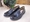 Girl's Black Patent Leather Moccasin with Fringe - Image 1