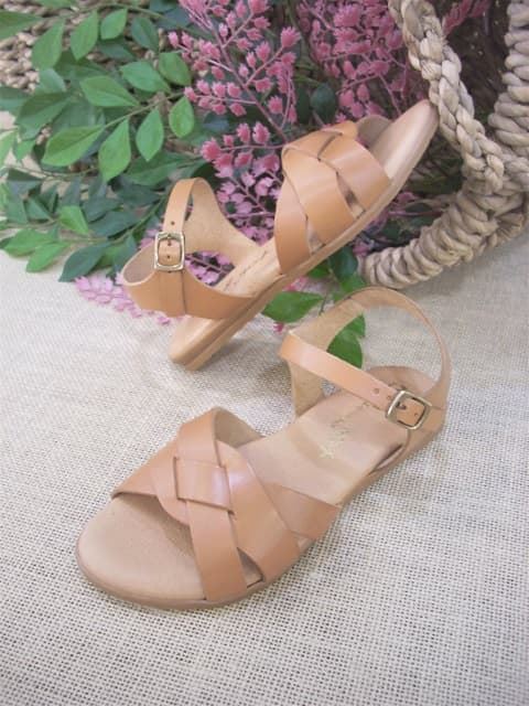Girl's Leather Cowhide Leather Sandals - Image 2
