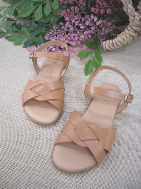 Girl's Leather Cowhide Leather Sandals - Image 3