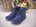 Girl's Navy Blue Military Style Boots - Image 1