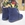 Girl's Navy Blue Military Style Boots - Image 2