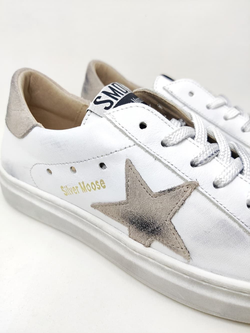 Golden Star sneakers in White Taupe leather - Image 2
