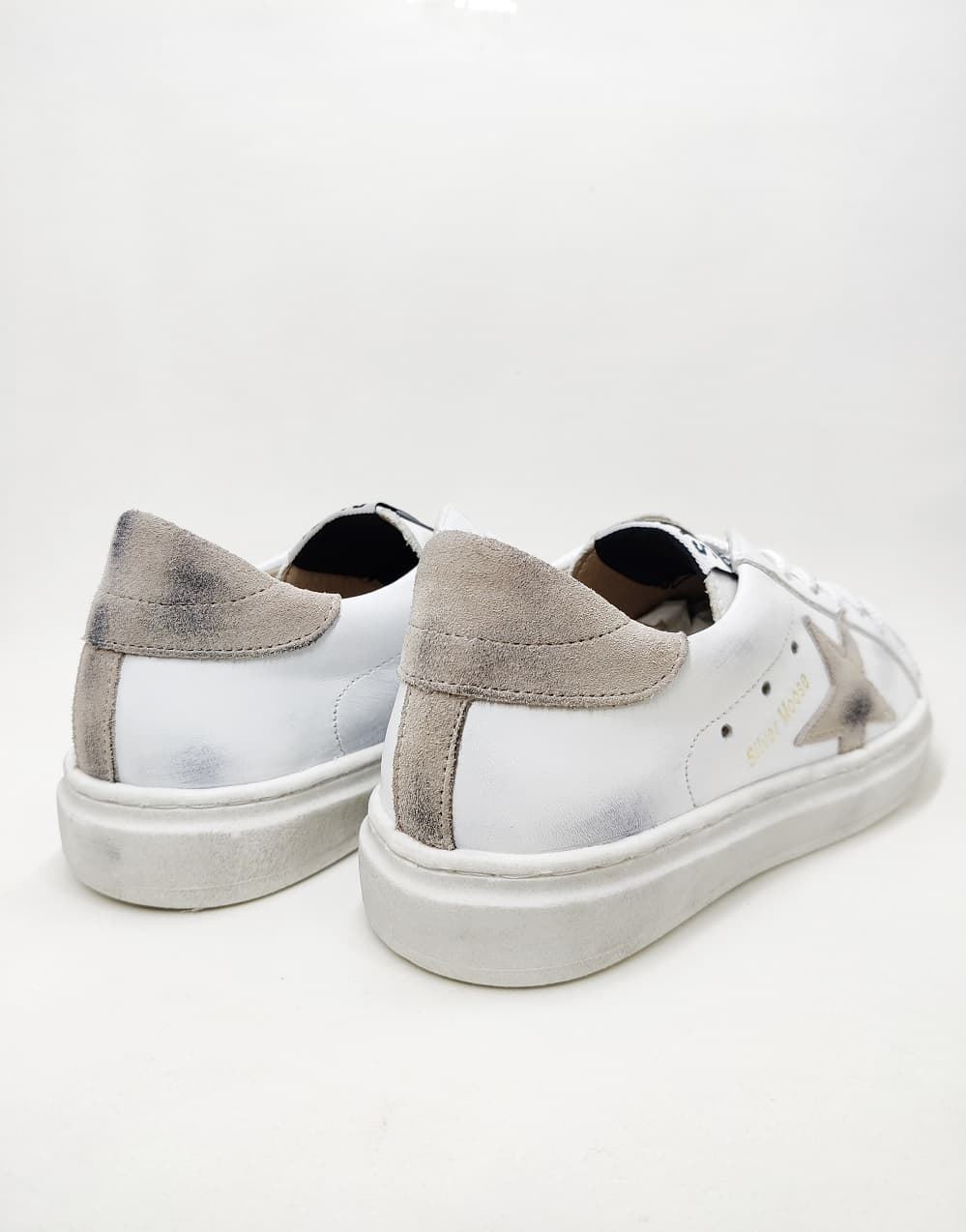 Golden Star sneakers in White Taupe leather - Image 3