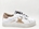 Golden Star White Glitter Nude leather sneakers with Velcro Yowas - Image 1