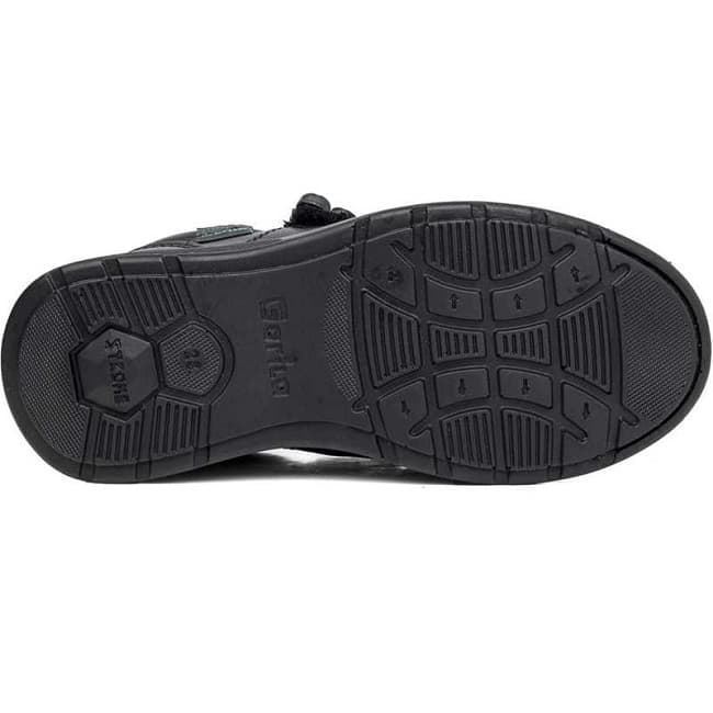 Gorilla Black School Shoe with Cap - Image 3