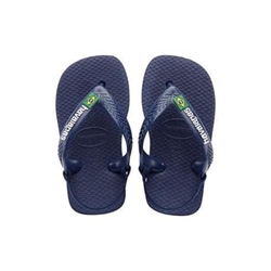 Havaianas Baby Flip Flops Brazil Logo II Navy - Image 1