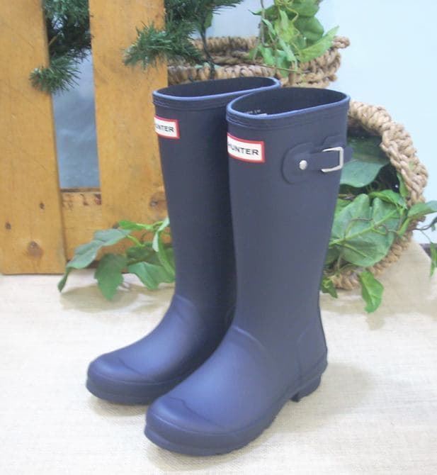 Hunter Boots Kids Original Navy Blue - Image 6