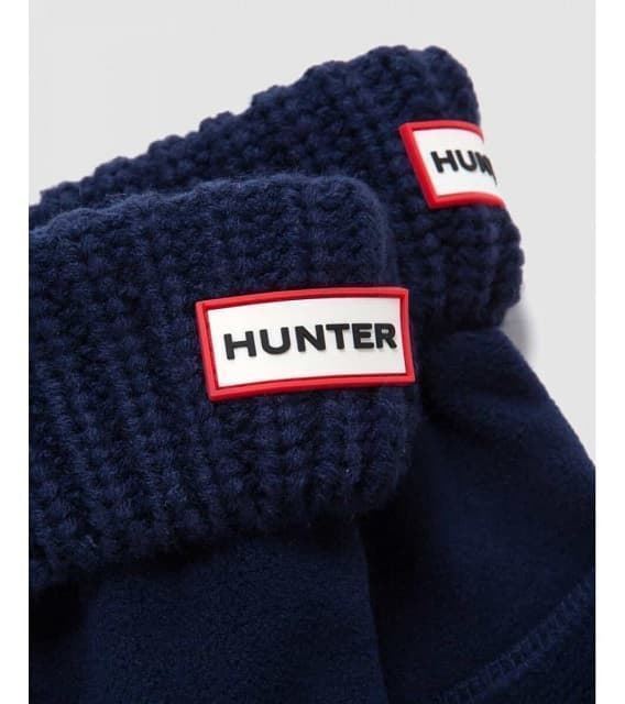 Hunter Sock for Boys Navy Blue Boots - Image 1